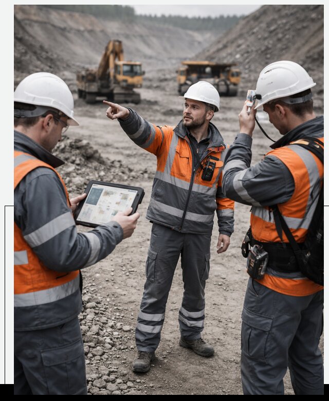 Система контроля персонала для горнодобывающей отрасли в Балтийске