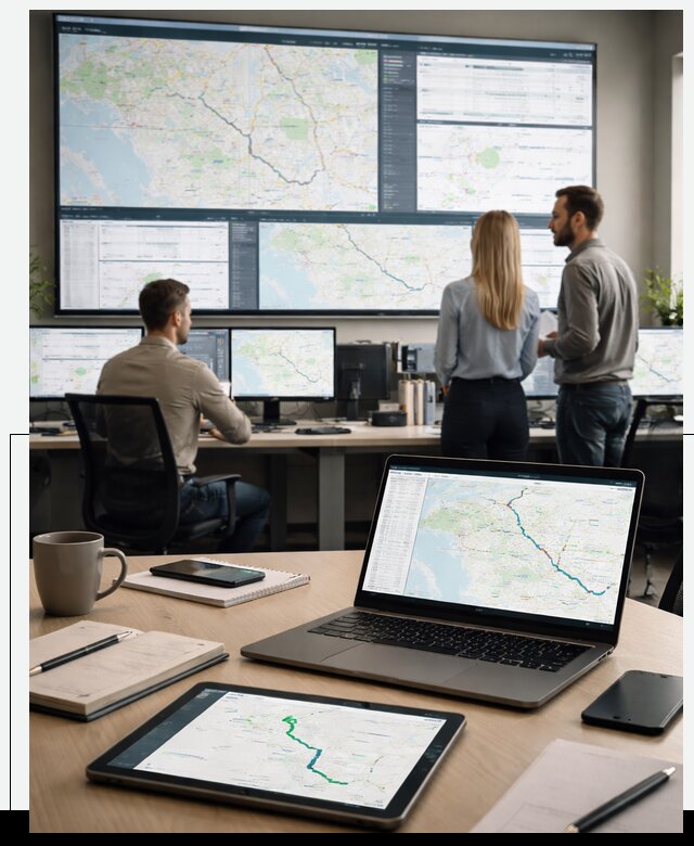 Трекинг грузов и Fleet Management, мониторинг автопарка в Балтийске