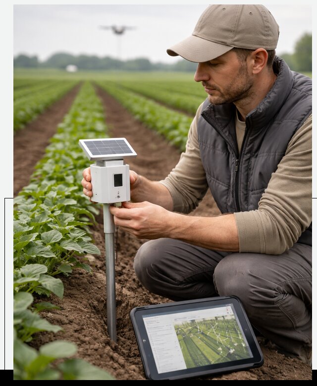 IoT мониторинг сельскохозяйственных полей и контроля в Балтийске